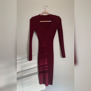Maroon Long Dress